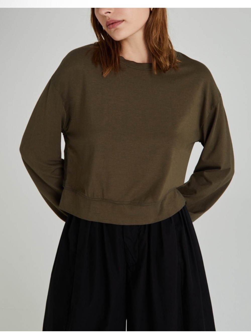 AG Adriano Goldschmied Farrow Drawcord Sleeve Sweatshirt SZ XS